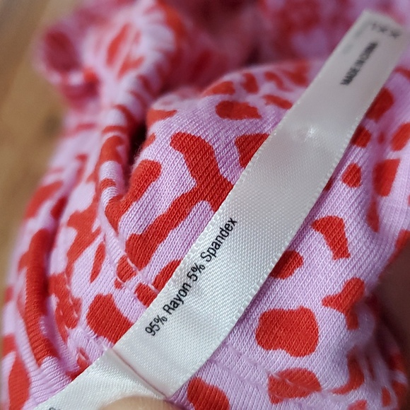 Soma Soft Jersey V Wire Maxi Bra Red and Pink Maxi Dress - Picture 10 of 12